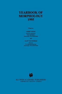 Yearbook of Morphology 1995 9048146879 Book Cover