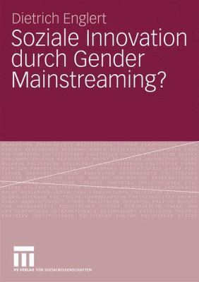 Soziale Innovation Durch Gender Mainstreaming? [German] 3531162195 Book Cover