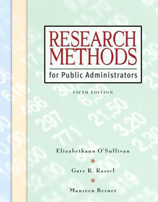 Research Methods for Public Administrators 0321431375 Book Cover