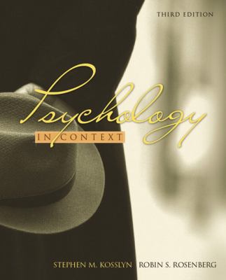Psychology in Context 0205456146 Book Cover