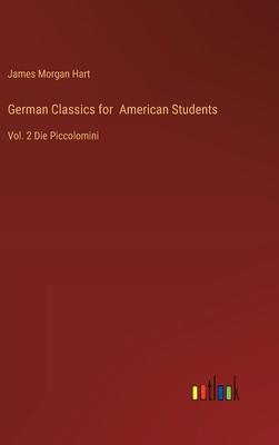 German Classics for American Students: Vol. 2 D... 3385250757 Book Cover