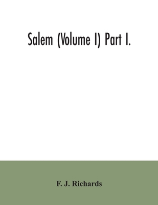 Salem (Volume I) Part I. 9354035752 Book Cover
