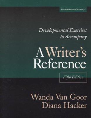 Developmental Exercises to Accompany A Writer's... 0312402414 Book Cover