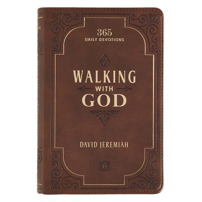 Walking with God Devotional - Brown Faux Leathe... 1642721514 Book Cover