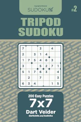 Tripod Sudoku - 200 Easy Puzzles 7x7 (Volume 2) 1729706045 Book Cover