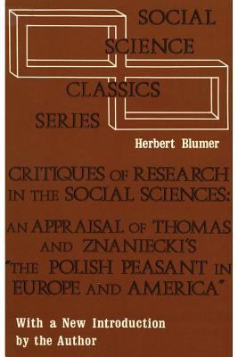 Critiques of Research in the Social Sciences: A... 087855694X Book Cover