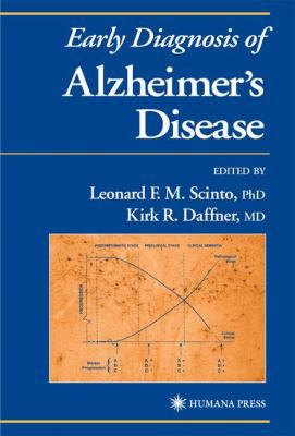 Early Diagnosis of Alzheimer's Disease 0896034526 Book Cover