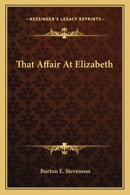 That Affair At Elizabeth 1163614726 Book Cover