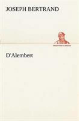 D'Alembert [French] 3849128091 Book Cover