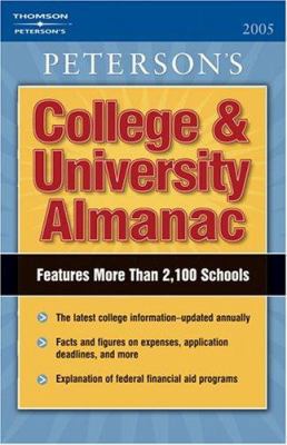 College & University Almanac 2005 0768913888 Book Cover