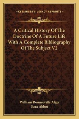 A Critical History Of The Doctrine Of A Future ... 1162980427 Book Cover