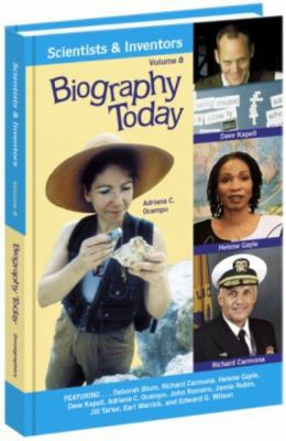 Biography Today Scientists & Inventors V8 0780806565 Book Cover