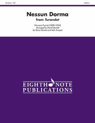 Nessun Dorma (from Turandot): Score & Parts 1554736412 Book Cover