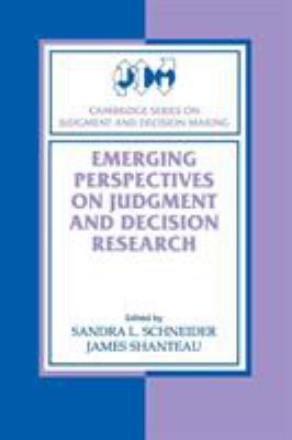 Emerging Perspectve Decision Resrch 052152718X Book Cover