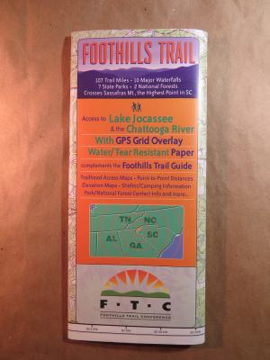 Paperback The OFFICIAL Trail Map of the Foothills Trail Conservancy Book