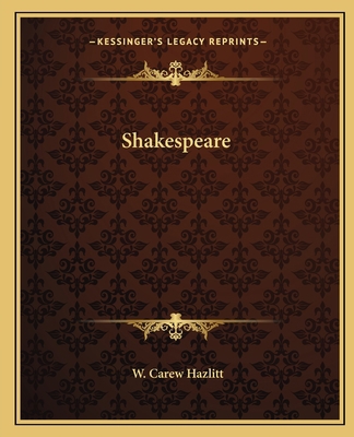 Shakespeare 1162589485 Book Cover