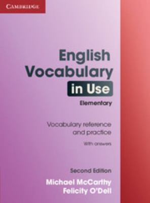 English Vocabulary in Use Elementary with Answers 0521136172 Book Cover