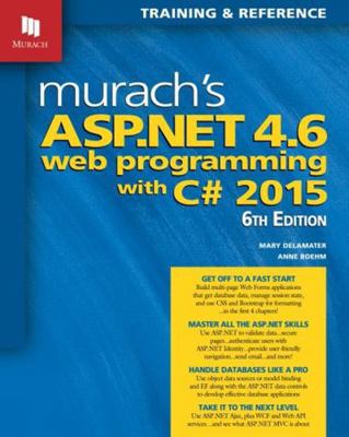 Murach's ASP.NET 4.6 Web Programming with C# 2015 1890774952 Book Cover