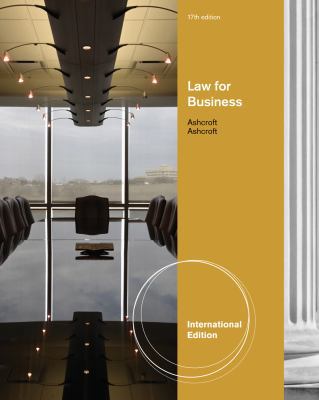 Law for Business 053874992X Book Cover