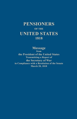 Pensioners of the United States, 1818 0806303514 Book Cover