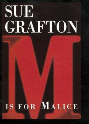 M Is for Malice [Large Print] 0783818343 Book Cover