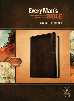 Every Man's Bible Nlt, Large Print, Deluxe Expl... [Large Print] 1496447905 Book Cover