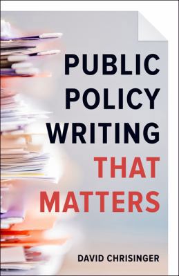 Public Policy Writing That Matters 1421422263 Book Cover
