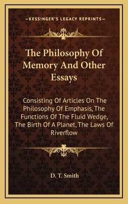 The Philosophy of Memory and Other Essays: Cons... 1163475572 Book Cover