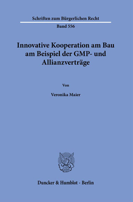 Innovative Kooperation Am Bau Am Beispiel Der G... [German] 3428187911 Book Cover