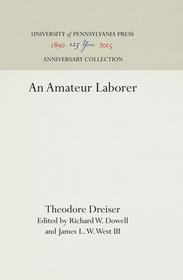 An Amateur Laborer 081221174X Book Cover