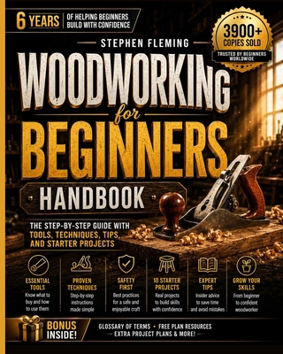 Woodworking for Beginners Handbook: The Step-by... B088SZKP77 Book Cover