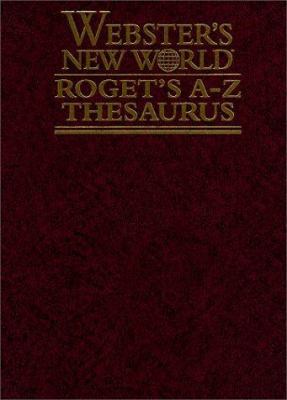 Webster's New World Roget's A-Z Thesaurus 0028632818 Book Cover