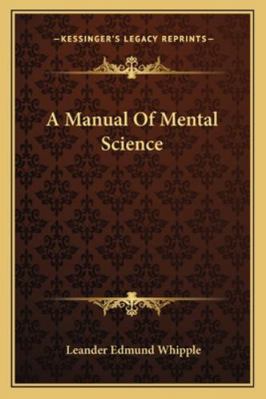 A Manual Of Mental Science 1162799404 Book Cover