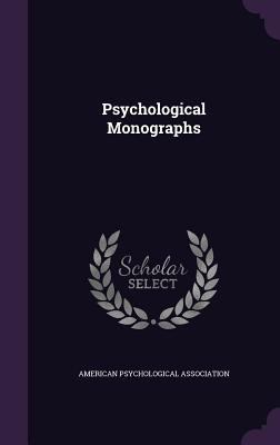 Psychological Monographs 1342728378 Book Cover