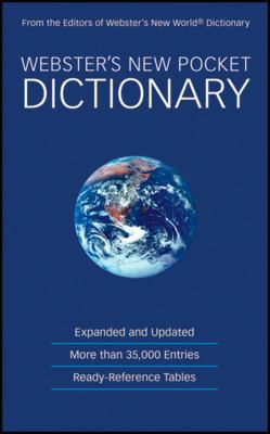 Webster's New Pocket Dictionary 0470488700 Book Cover