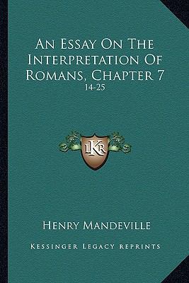 An Essay On The Interpretation Of Romans, Chapt... 1166455009 Book Cover