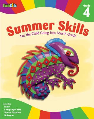 Summer Skills: Grade 4 (Flash Kids Summer Skills) 1411434137 Book Cover