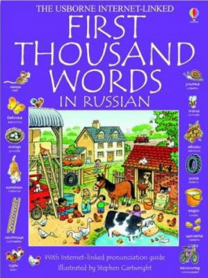 The Usborne Internet-Linked First Thousand Word... 0746064764 Book Cover