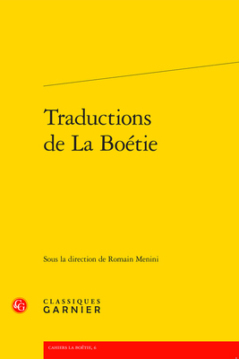 Traductions de la Boetie [French] 2406131939 Book Cover