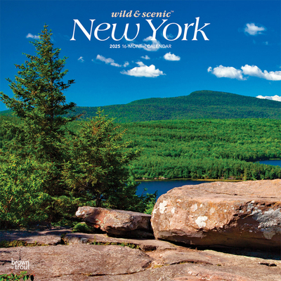 New York Wild & Scenic 2025 12 X 24 Inch Monthl... 1975475437 Book Cover