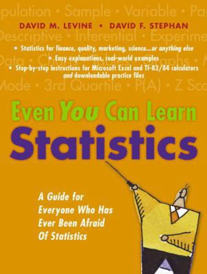 Even You Can Learn Statistics: A Guide For Ever... 0131467573 Book Cover