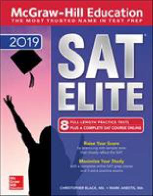 McGraw-Hill Education SAT Elite 2019 1260122123 Book Cover