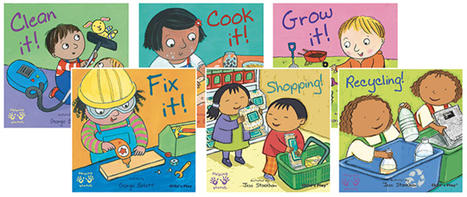 Helping Hands Board Book Set of 6 1786285304 Book Cover