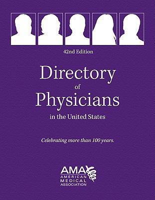 Directory of Physicians in the Us 4 Vol Set 1603592199 Book Cover