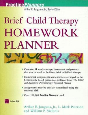 Child Psychotherapy Homework Planner 0471323667 Book Cover