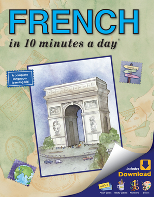 French in 10 Minutes a Day: Language Course for... 1931873291 Book Cover