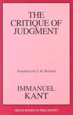 The Critique of Judgment 1573928372 Book Cover