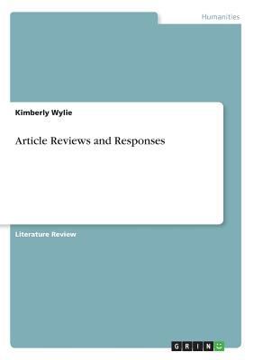 Article Reviews and Responses 364033812X Book Cover