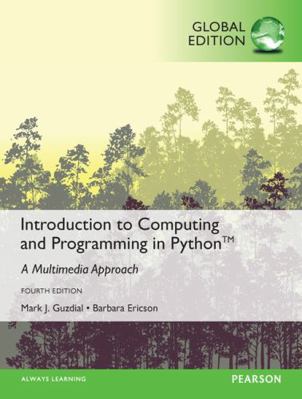 Introduction to Computing and Programming in Py... 1292109866 Book Cover