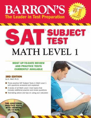 Barron's SAT Subject Test Math Level 1 0764196839 Book Cover
